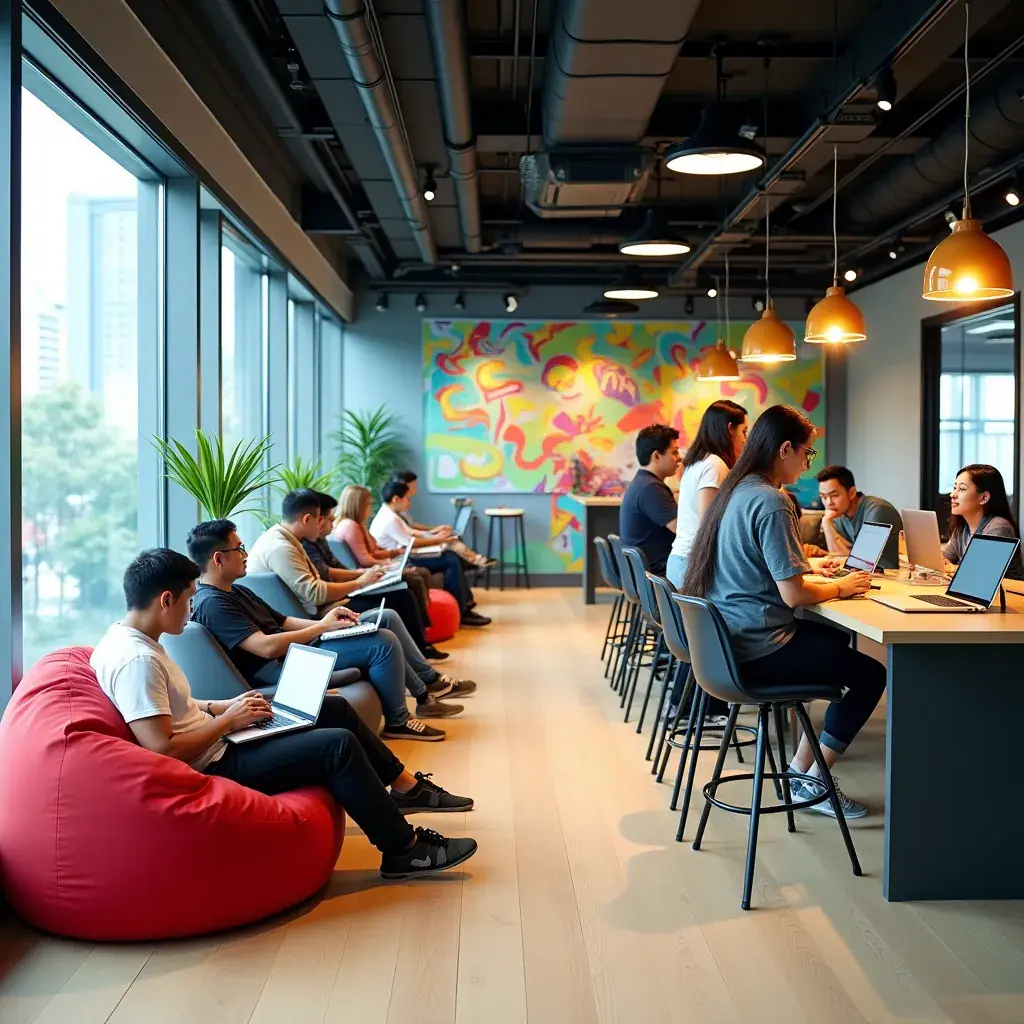 Creative team brainstorming